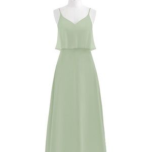 Azazie Dusty Sage Green Bridesmaid Dress
